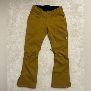 Women’s Used Size M - Roxy Tan Snow Pants